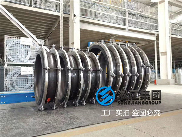 泰州污水处理厂不锈钢法兰橡胶接头，DN1200，10公斤