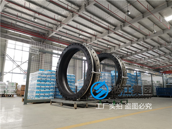 泰州污水处理厂不锈钢法兰橡胶接头，DN1200，10公斤